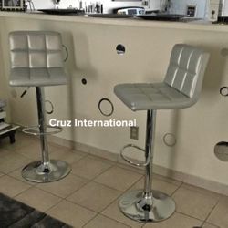 New Silver Bar Stool 1 Left 