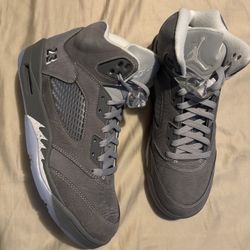 Jordan 5 Wolf Grey Size10