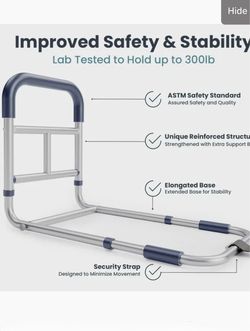 Bed rail for elderly adult