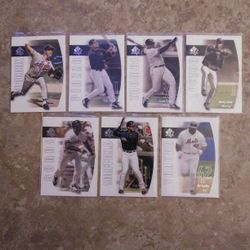 Vintage Upper Deck 2002 SP Authentic Baseball Card Lot