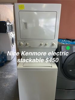 Nice Kenmore Electric Stackable 