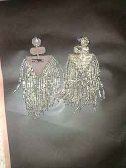 Silver plated earrings