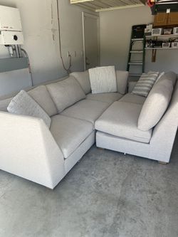 Sectional couch.   Free Table with sale of couch only