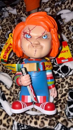 Universal HHN Halloween Horror Nights Scarred Chucky Popcorn Bucket 2024 edition