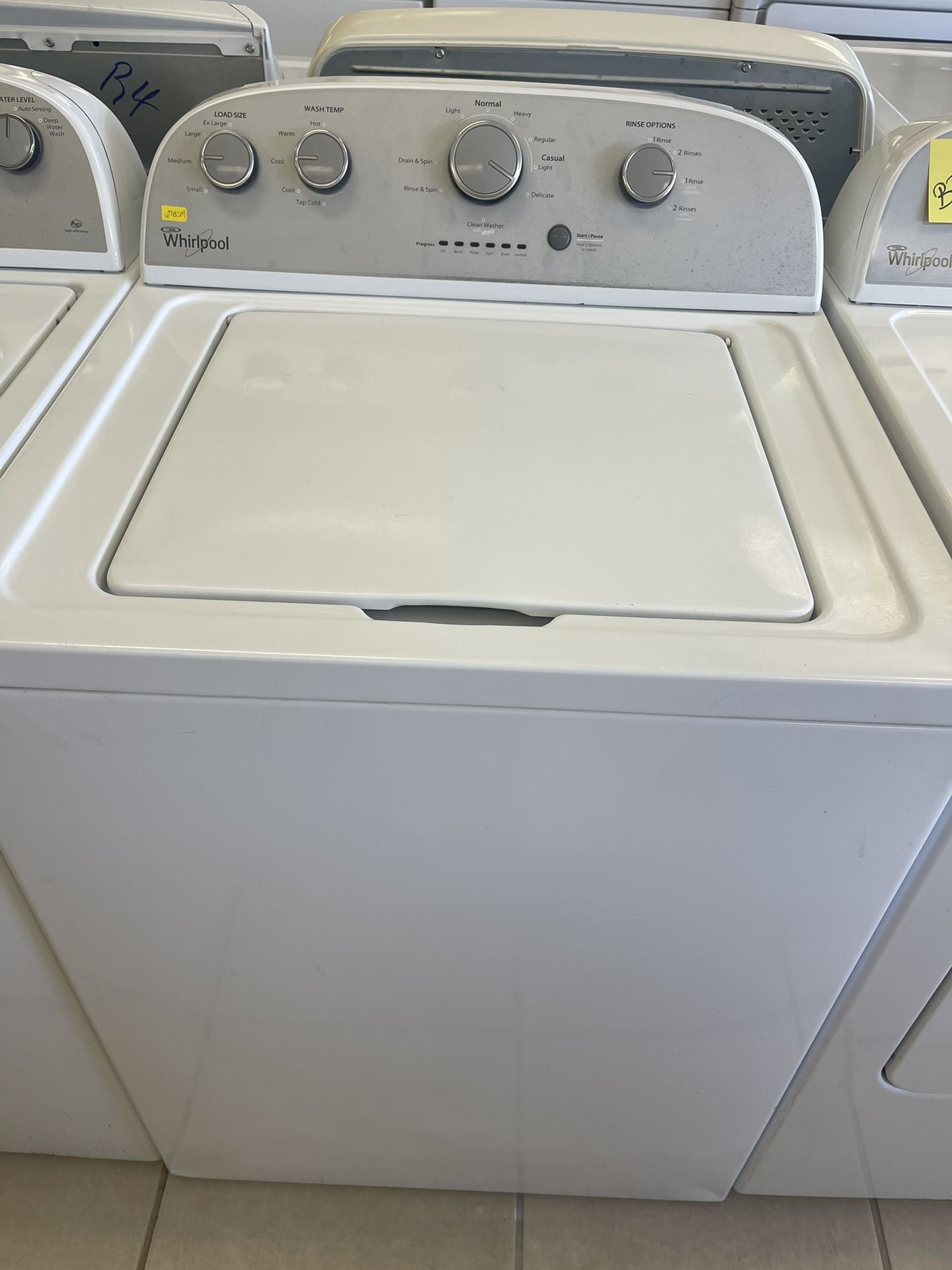 WHIRLPOOL TOP LOAD WASHER WHITE