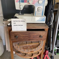 Sewing Machine and table