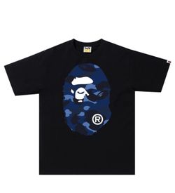 Black Bape Blue Camo Shirt
