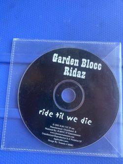 GARDEN BLOCC RIDAZ RIDE TIL WE DIE RARE OOP SAC/BAY CLASIC BROTHER LYNCH XRAIDED