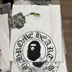 CHROME HEART X BAPE - SIZE SMALL AND MEDIUM