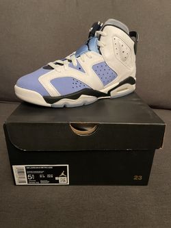 Ds Pair Of Jordan Retro 6’s Unc Size 5.5y