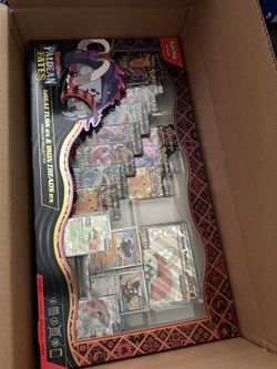 Pokemon Paldean Fates Great Tusk ex & Iron Treads ex Premium Collection Box 
