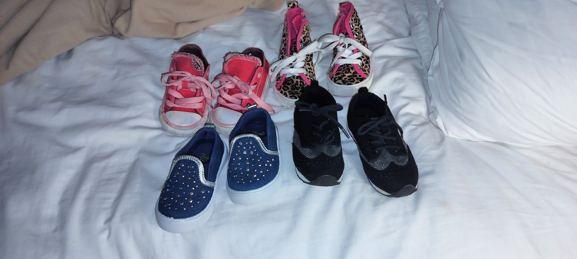 Girls Size 6 Sneakers / Shoes 4 Pairs
