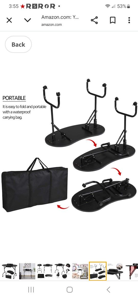 Nail Table Black 
