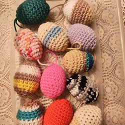 Hanging Easter for branches or trees. Price for all 12