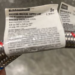 NEW WITH TAGS Washing Machine Supply Line. 