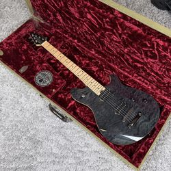 EVH Wolfgang Standard Hardtail Trans Black Quilted Maple