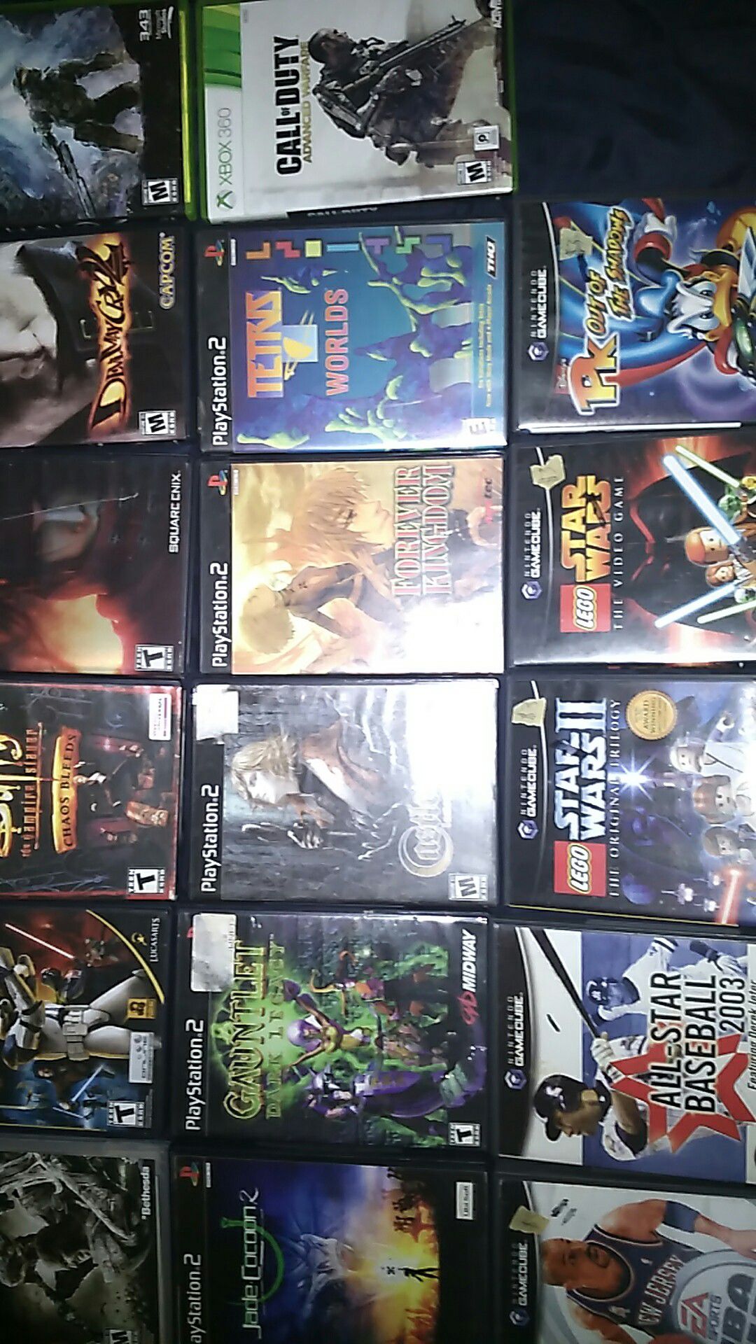 Lot of PS2 games (ps3,xbox360 also)
