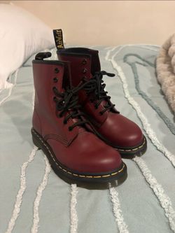 Burgundy doc Martens (women’s)