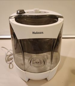 Holmes Filter-Free Warm Mist Humidifier - White & Gray Tank