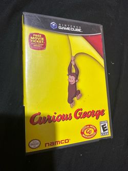 Curious George Gamecube Game Wii Box and Manual