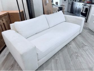 $350 OBO; MUST SELL! 9 FT LINEN COUCH