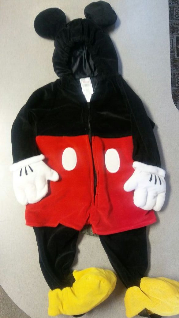 Disney Mickey costume 18-24 mos.