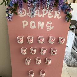 Diaper Pong Board