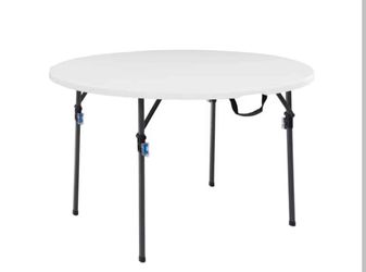 Table round 4ft foldable