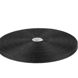 1/2” Black Polypropylene webbing roll