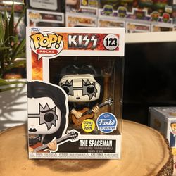 Funko Pop! #123 Spaceman KISS G.I.T.D Funko Exclusive