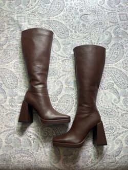 Brown Knee Boots