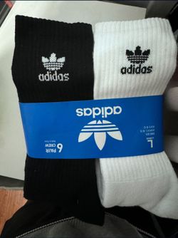 Brand new adidas socks size 8-12 size L
