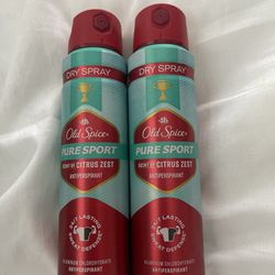 Old Spice Pure Sport XL Deodorant Spray 2-Pack
