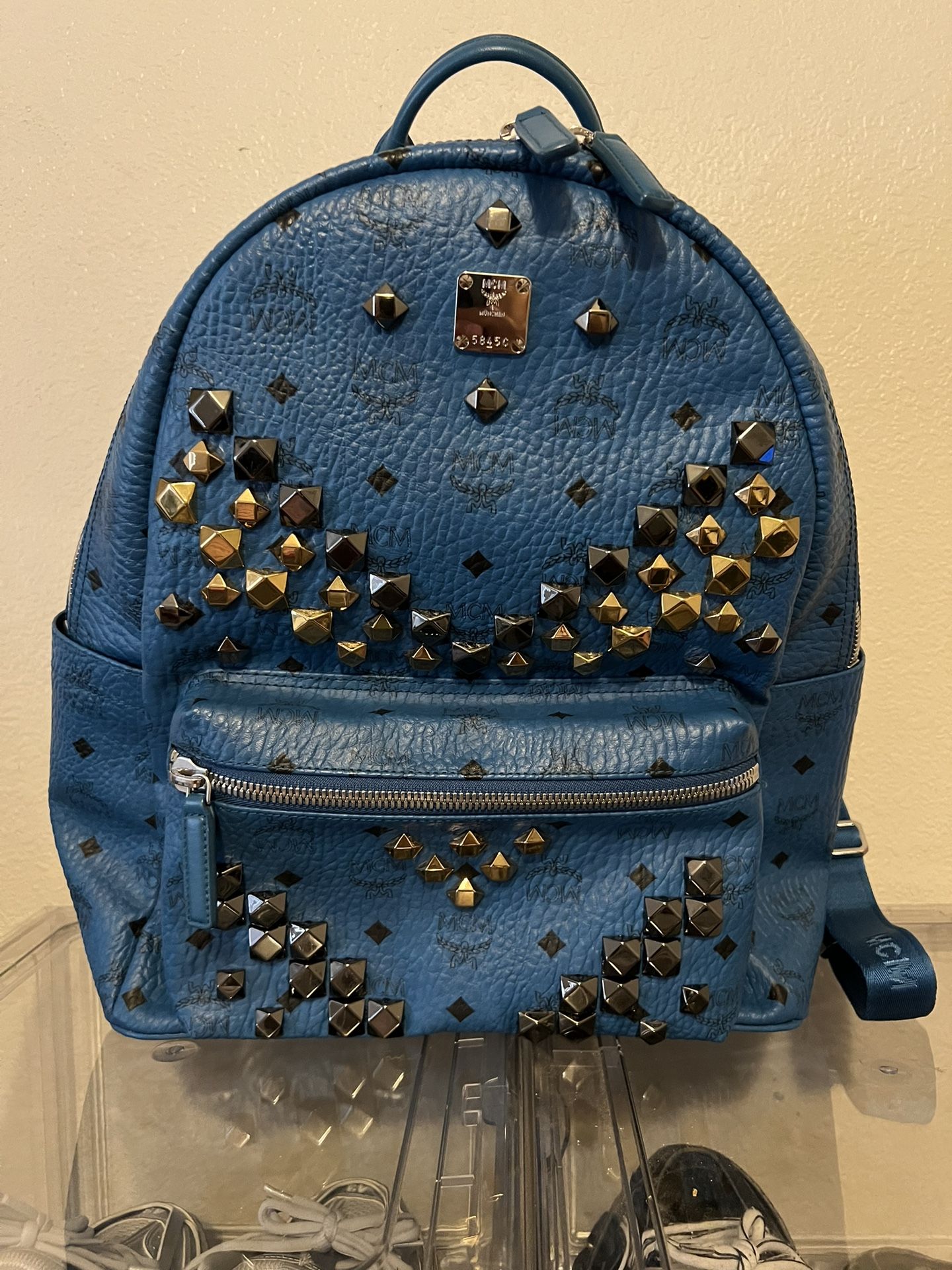 Mcm Stark Stud Backpack