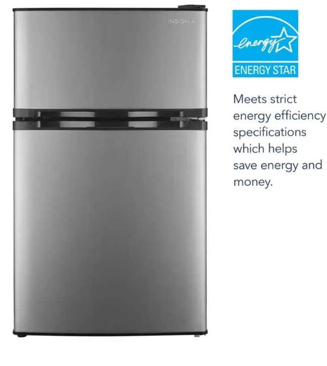 Like New Insignia™ - 3.0 Cu. Ft. Mini Fridge- ENERGY STAR Cert $70 Or Best Offer