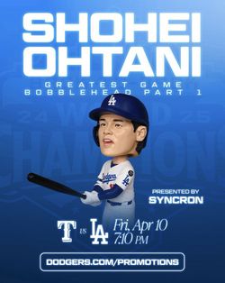 Shohei Ohtani Greatest Game Bobblehead Part 1