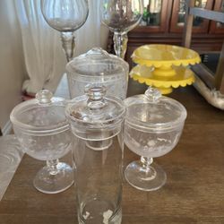 Cake Stand And Candy Jar
