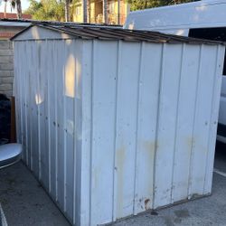 Metal Tool Shed  8 Ft W. 6 Ft D. 8 Ft Tall