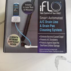 iFLO® Smart A/C Drain Line and Drain Pan Cleaner for HVAC System