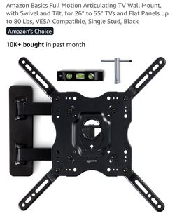 Unopened Box - Tv Mount Full Motion Articulating