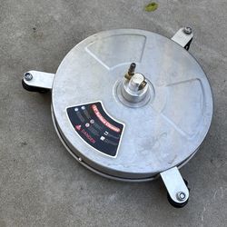 Pressure washer surface attachment