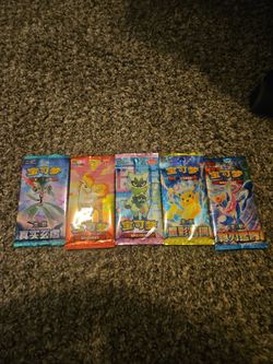 5 pokemon packs