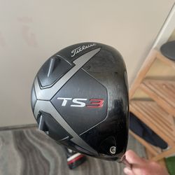 Immaculate Titleist TS3 Driver w/cover Hzrdus Black Smoke shaft Like the pros play with Stiff