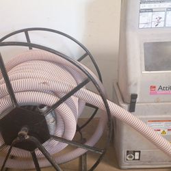 Attic cat insulation blower 