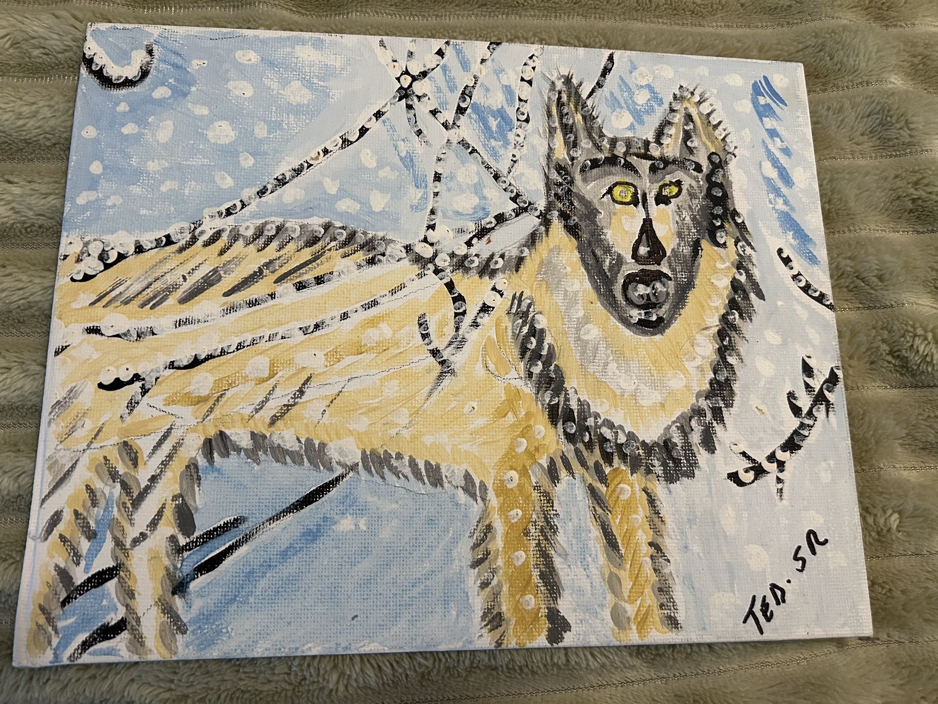 A Wolf 👀 In The Distance
