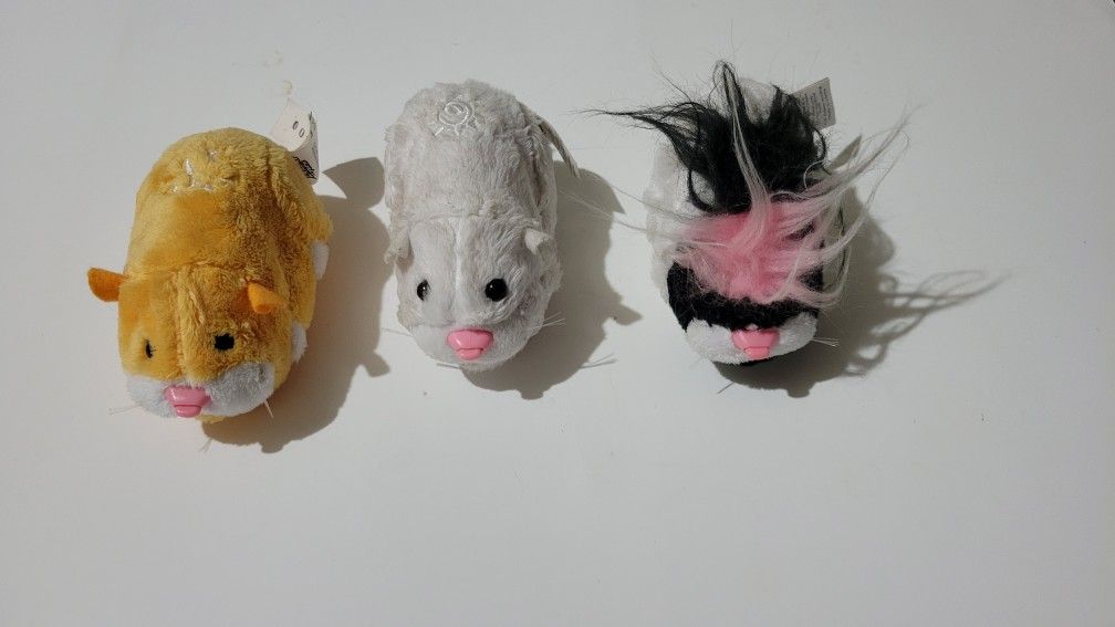3 Zhu Zhu Pets
