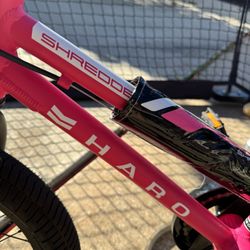 Pink Haro Shredder 16 Kids Bike 