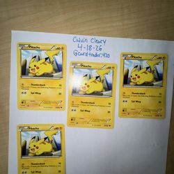 Pikachu #39 Pokemon Next Destinies $3 each