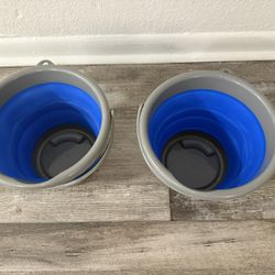 🪣2- Ozark Trail Flexware Collapsible - Buckets $6 Both