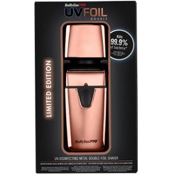 BaBylissPRO®  'UV FOIL Double' (Limited Edition) UV-Disinfecting Metal Double-Foil Shaver ~ Brand New in Box! 